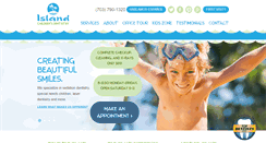 Desktop Screenshot of islandchildrensdentistry.com